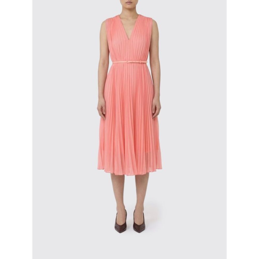 Max Mara Women Max Mara Women Pleated Dress With Belt Max Mara